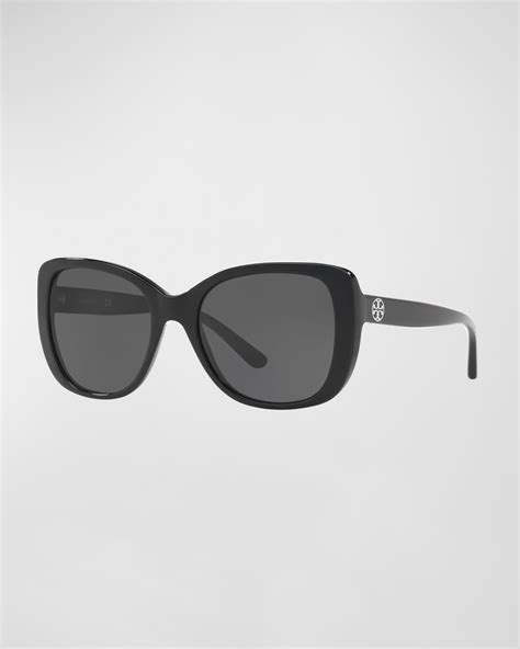 tory burch gradient rectangle sunglasses